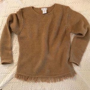 Pierre Cardin Fringe Bottom Sweater